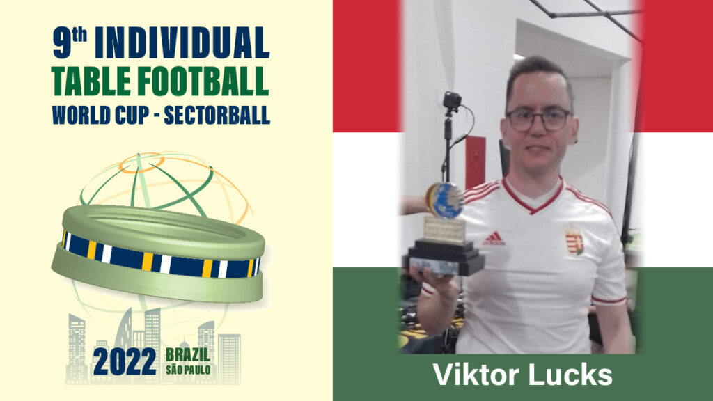 Viktor Lucks da Hungria é o campeão Mundial de Sectorball 2022