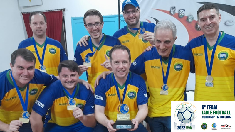 Brasil Pentacampeão Mundial de 12 Toques