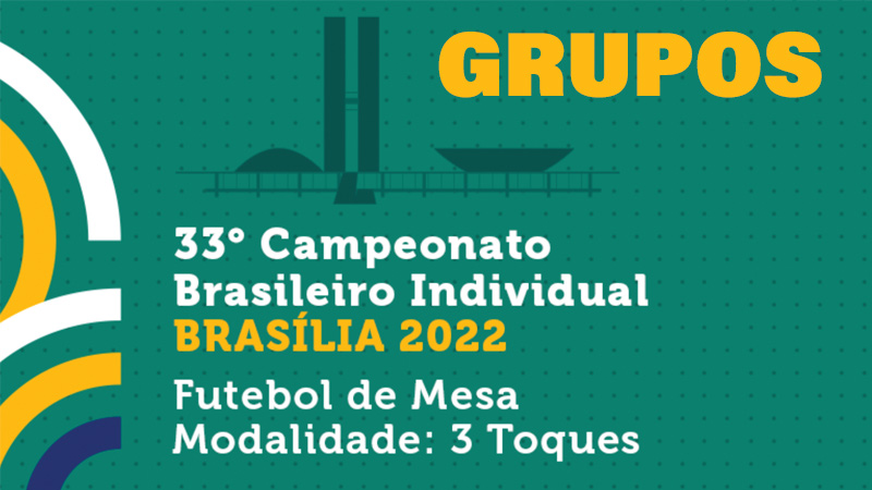 Grupos sorteados para o Brasileiro Individual