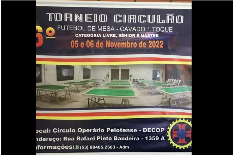 6° Circulão de Futebol de Mesa Individual