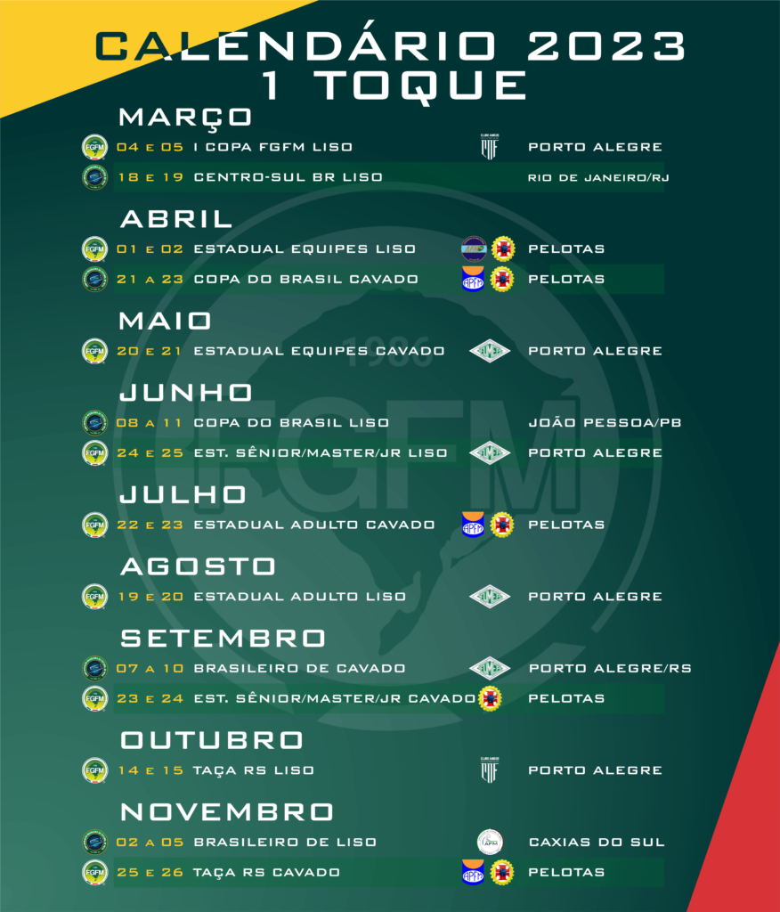 Novo Calendário do Futebol Brasileiro a partir da Temporada 2023/24