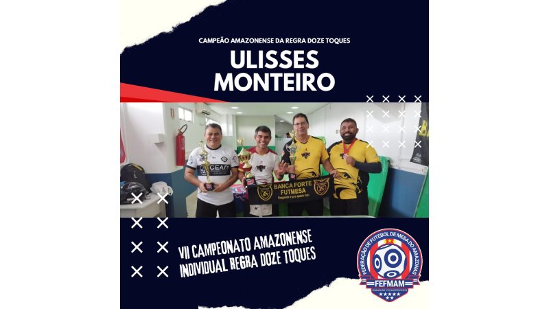 Ulisses Monteiro da Banca Forte fatura o VII Amazonense da Regra 12 toques