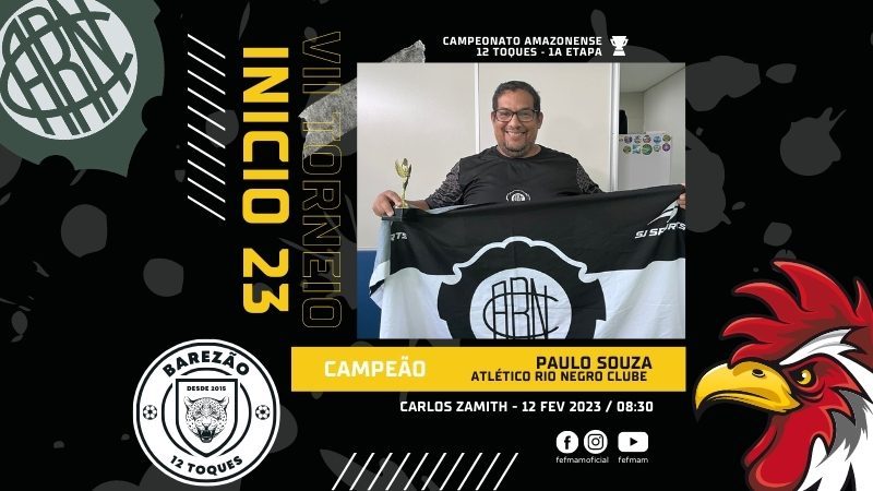 Paulo Souza do Galo é campeão do Torneio Início!