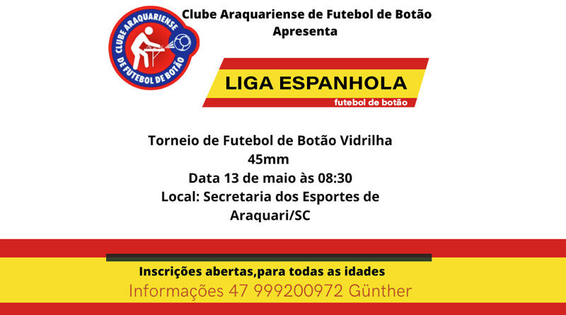 Clube Araquariense de Futebol de Botão – La Liga