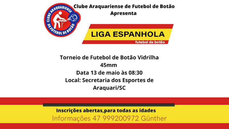 Clube Araquariense de Futebol de Botão – La Liga