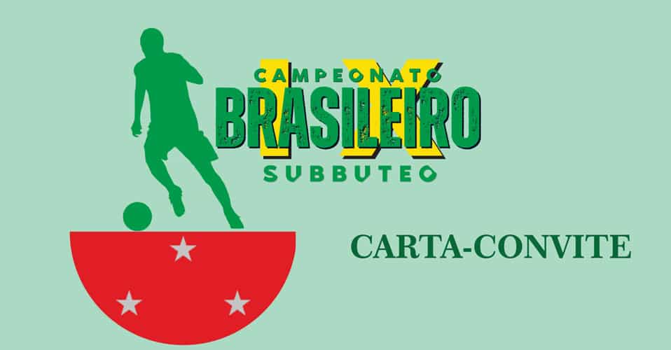 IX Campeonato Brasileiro Subbuteo – Carta Convite