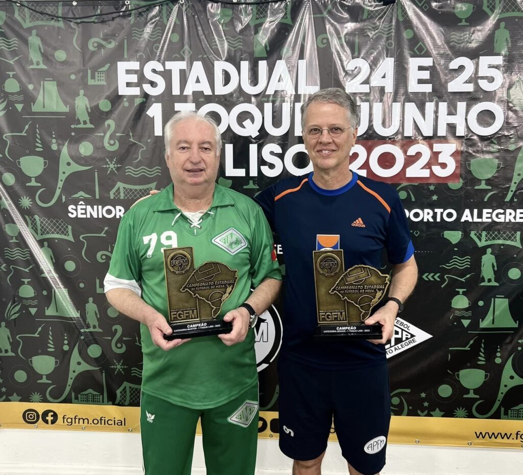 Carlos Kuhn e Aldyr Schlee são campeões gaúchos Sênior e Master