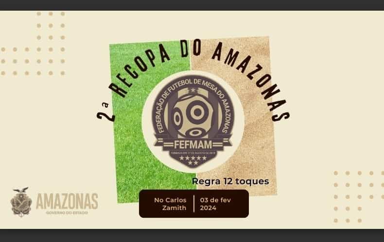 II Recopa do Amazonas da regra 12 toques vem aí