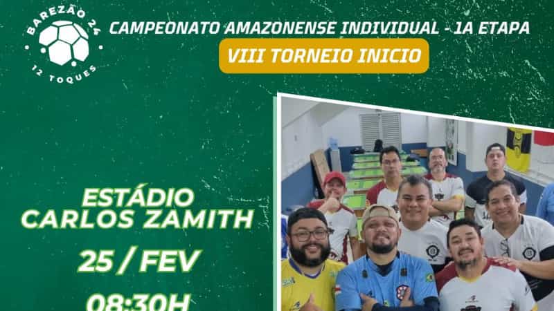 Vem aí o VIII Torneio Início 12 Toques