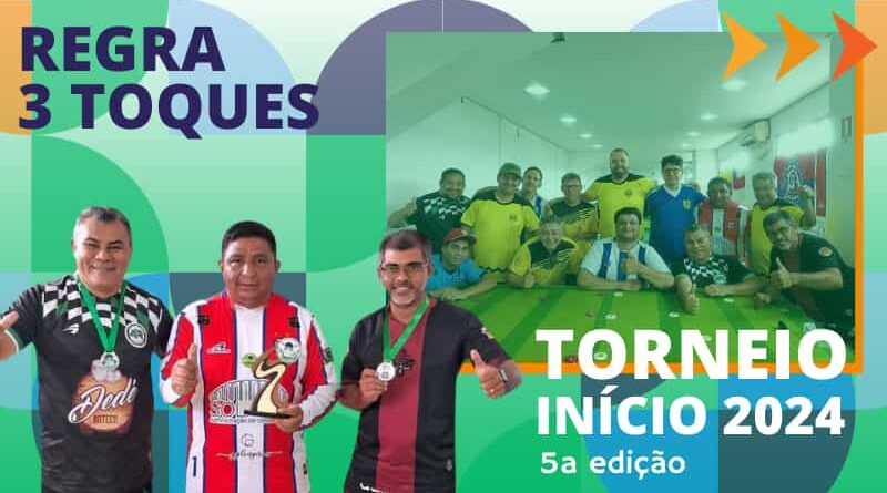 Aberta a temporada de 2024 da regra 3 toques