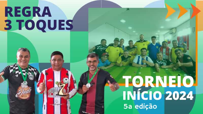Aberta a temporada de 2024 da regra 3 toques