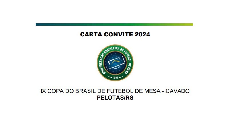 IX Copa do Brasil de Futebol de Mesa – 1 Toque – cavado