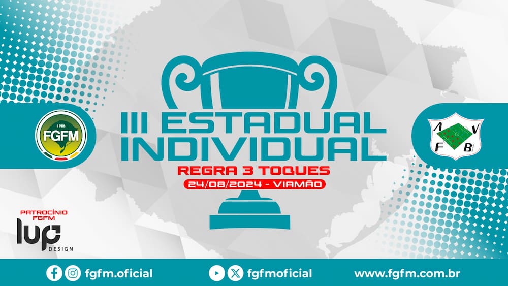 Arthur Castilho (ZS Futmesa) é Bicampeão Estadual da Regra 3 Toques 2024