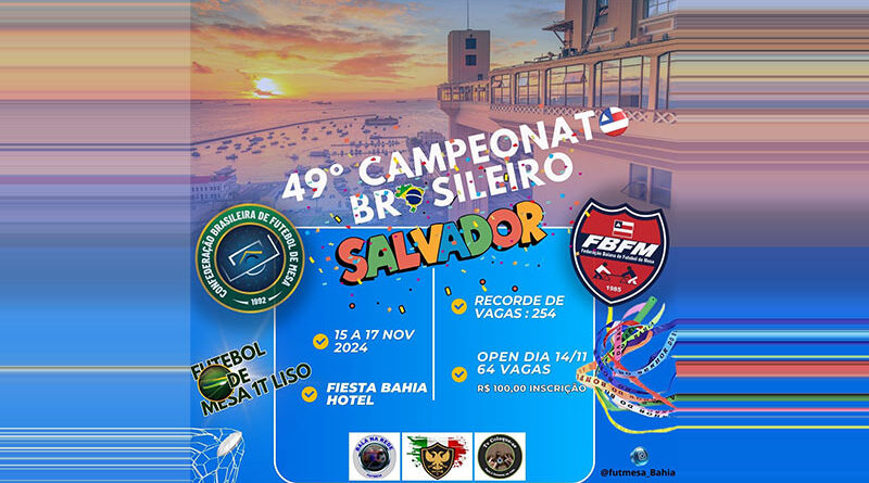 49º Campeonato Brasileiro de Futebol de Mesa regra 1 Toque Liso