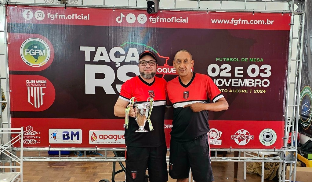 Bruno Schemes é o grande Campeão da Taça RS regra 1 Toque Liso