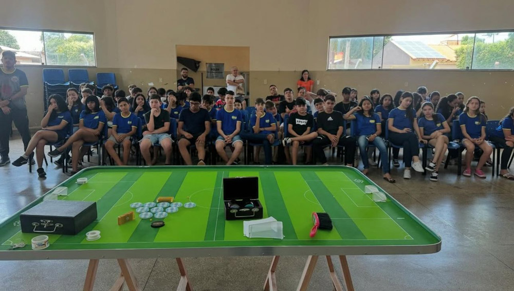 Ministério Público e FEFUMEMS unem forças para expandir Futebol de Mesa