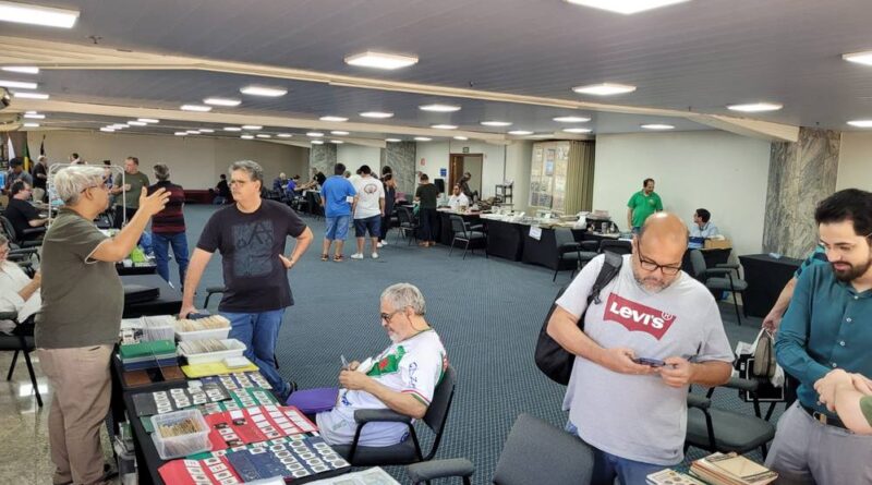 Futebol de Mesa em Ribeirão Preto no Encontro Filatélico e Numismático