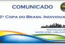 12ª Copa do Brasil Individual 2025 – Comunicado