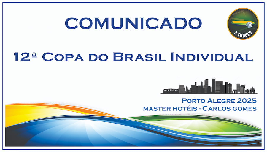 12ª Copa do Brasil Individual 2025 – Comunicado