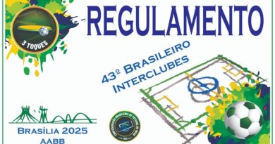 Regulamento para o 43º Brasileiro Interclubes 3 Toques