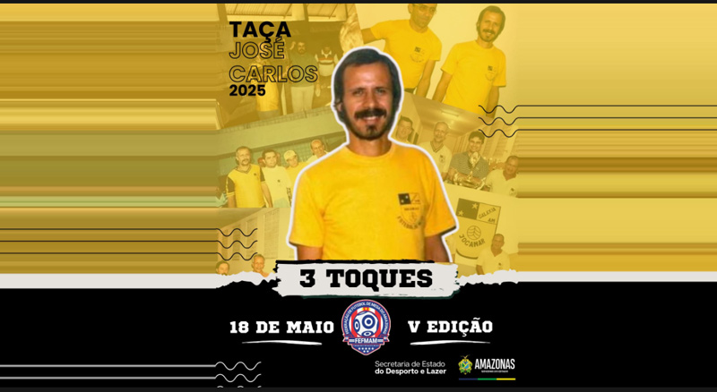 A Taça José Carlos de 3 Toques vem aí