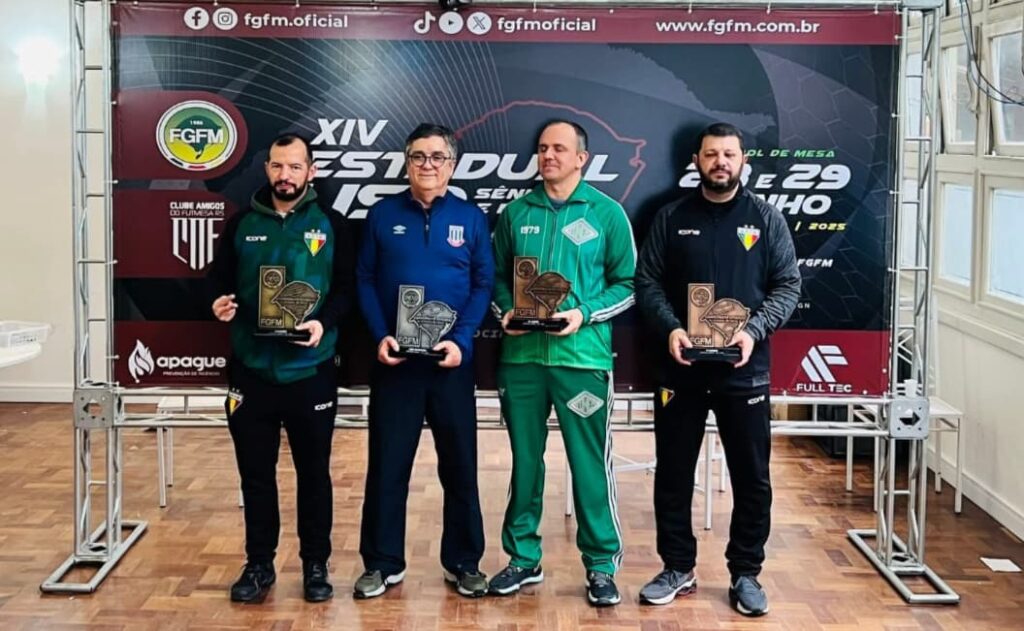 Silvio Silveira é o Bicampeão Estadual Sênior 1 Toque Liso 2025