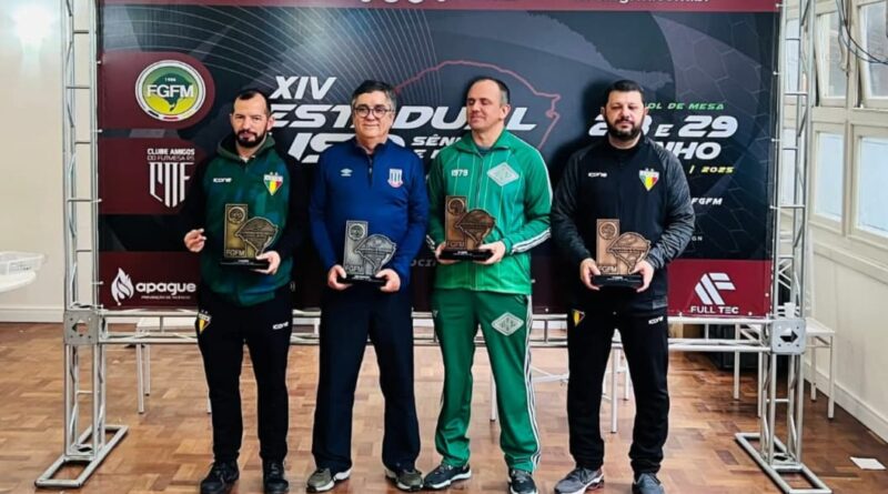 Silvio Silveira é o Bicampeão Estadual Sênior 1 Toque Liso 2025