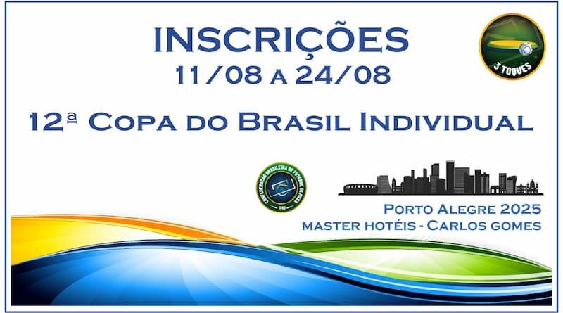 12ª Copa do Brasil Individual 2025 – Carta Convite