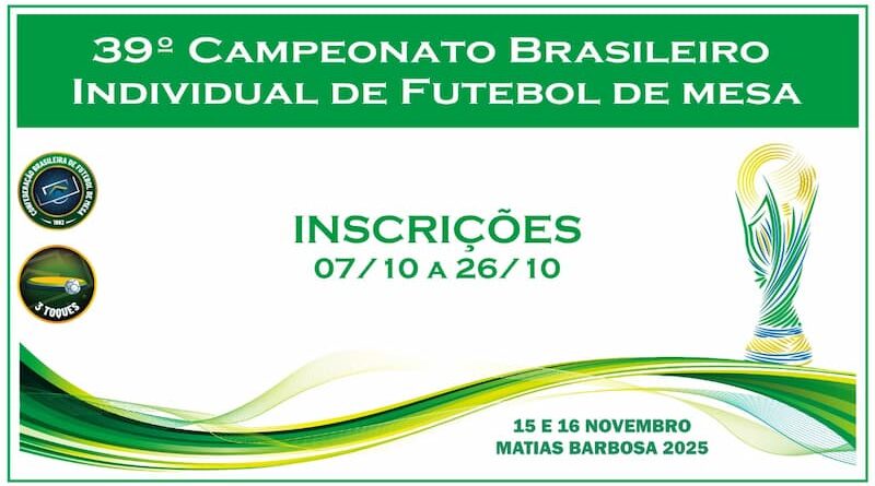 39º Campeonato Brasileiro Individual 2025 – Carta Convite