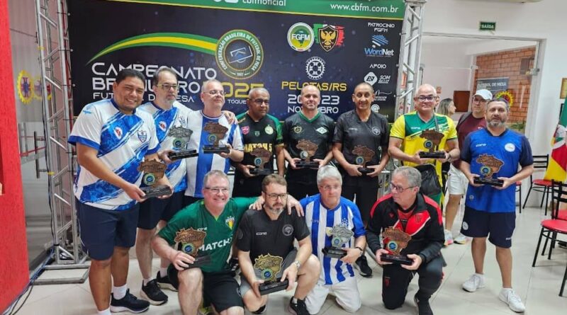 Robson Bauer conquista o bicampeonato Brasileiro de Futebol de Mesa