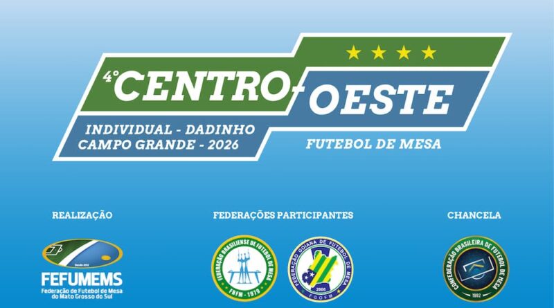 Inscrições abertas ao 4º Torneio Centro-Oeste
