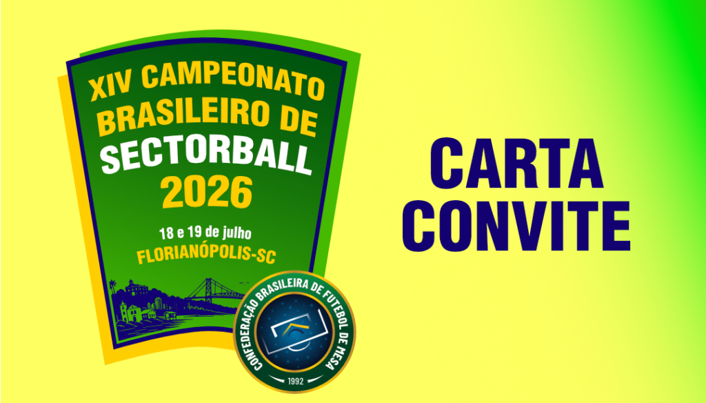 XIV Campeonato Brasileiro de Sectorball Carta Convite