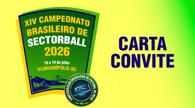 XIV Campeonato Brasileiro de Sectorball Carta Convite