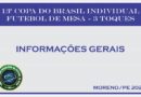 13ª COPA DO BRASIL INDIVIDUAL 2026