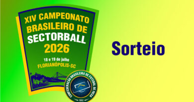 Sorteio dos grupos do XIV Campeonato Brasileiro de Sectorball