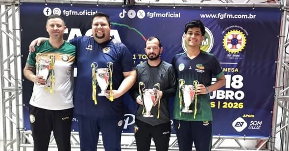 Allison Acosta é tricampeão da Taça RS dos Lisos em 2026
